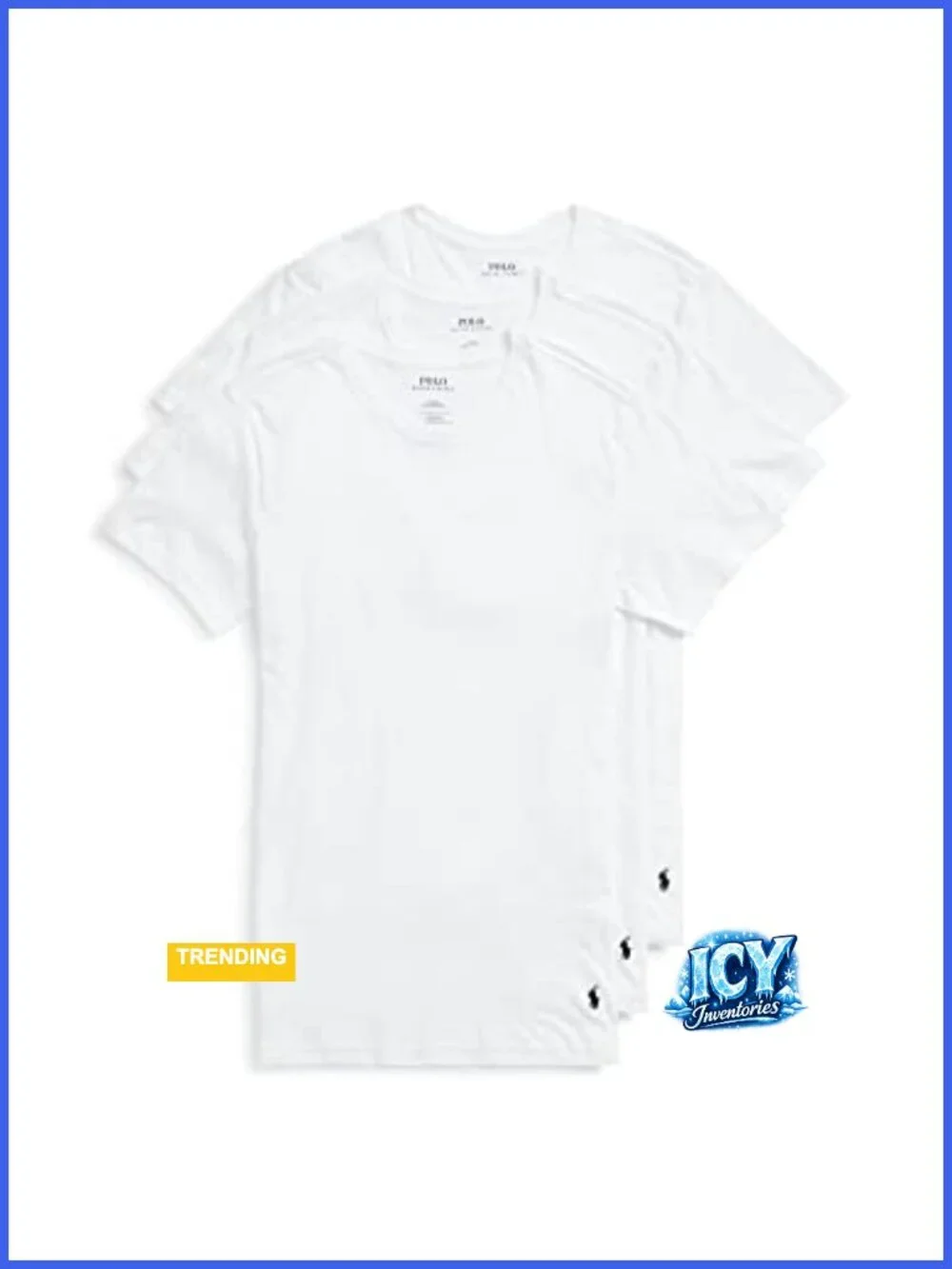 Slim Fit Cotton Crew Undershirts 3 Pack